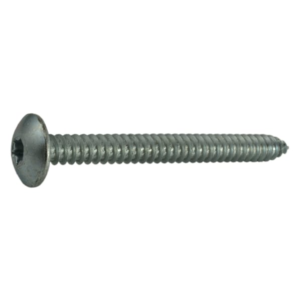Midwest Fastener Sheet Metal Screw, #14 x 2-1/2 in, Zinc Plated Steel Truss Head Torx Drive, 8 PK 36991 - main